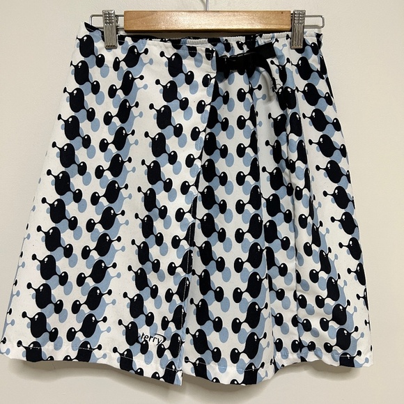 Terry Pants - Terry Cycling Skirt Women's Medium White/Black/Blue  Active Outdoor Padded